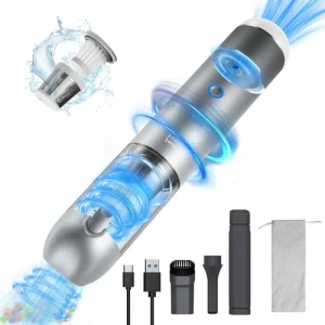 Minthouz Car Vacuum Cleaner Cordless Powerful 17000Pa, 3-in-1 Handheld Cordless
