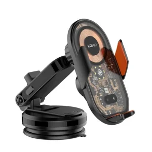 LDNIO 15W Magnetic Fast Car Wireless Charger Infrared Sensor Auto Clamping TypeC