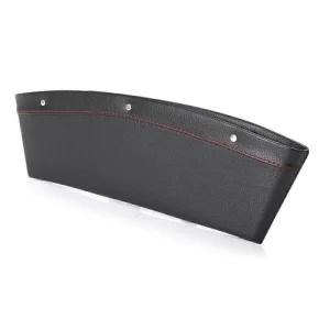 Seat Gap Slit Pocket Storage Organizer Box Catch Catcher PU Box Leather Car 1pc